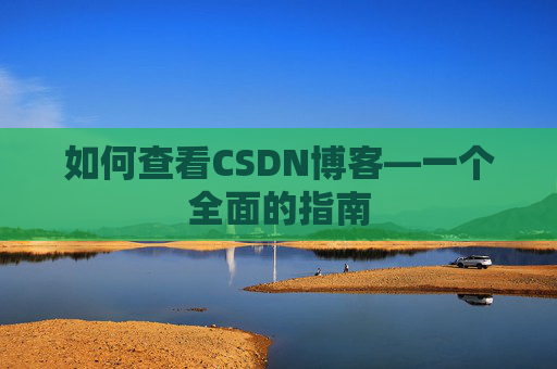 如何查看CSDN博客—一个全面的指南